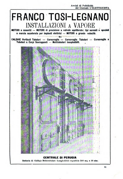 L'elettricista rivista mensile di elettrotecnica