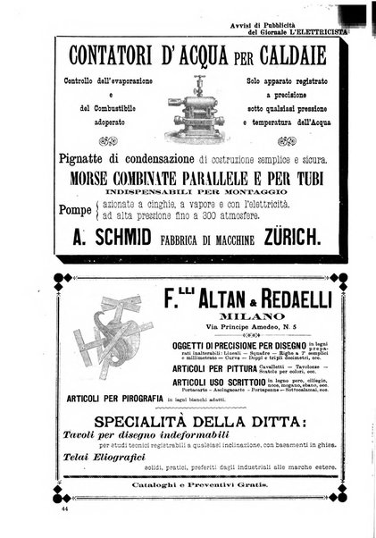 L'elettricista rivista mensile di elettrotecnica