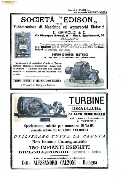 L'elettricista rivista mensile di elettrotecnica