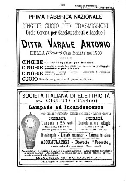 L'elettricista rivista mensile di elettrotecnica