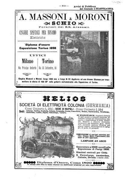 L'elettricista rivista mensile di elettrotecnica