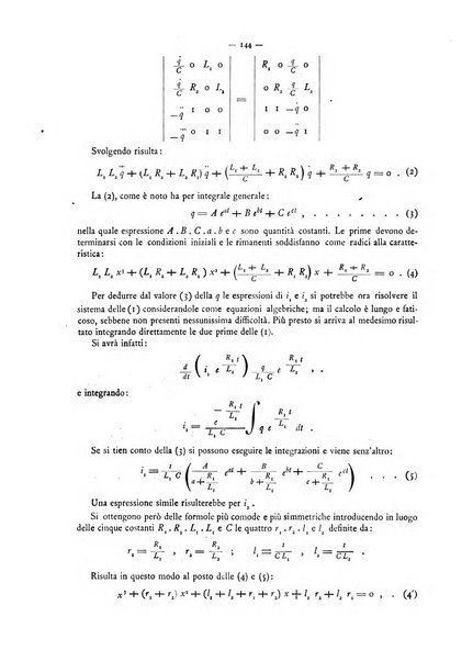 L'elettricista rivista mensile di elettrotecnica