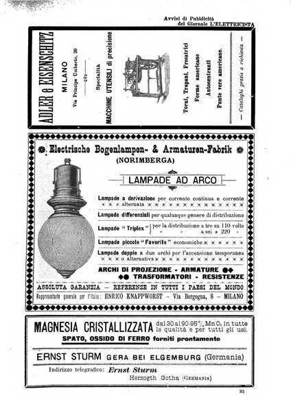 L'elettricista rivista mensile di elettrotecnica