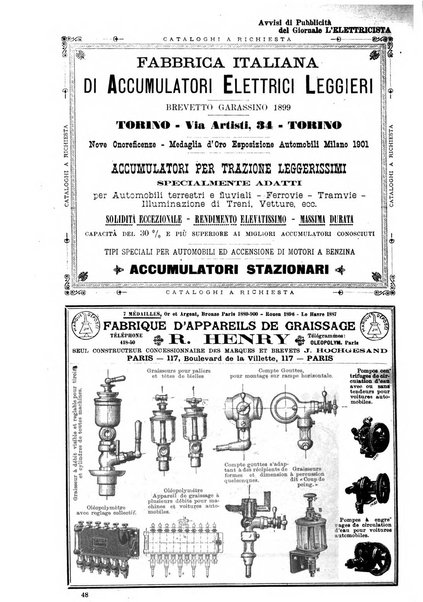 L'elettricista rivista mensile di elettrotecnica