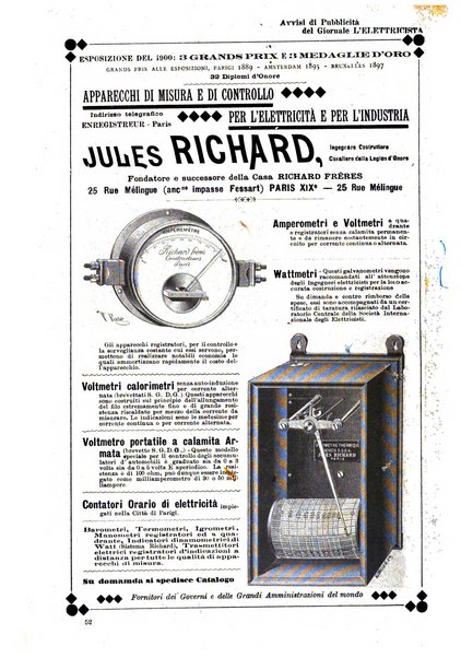 L'elettricista rivista mensile di elettrotecnica