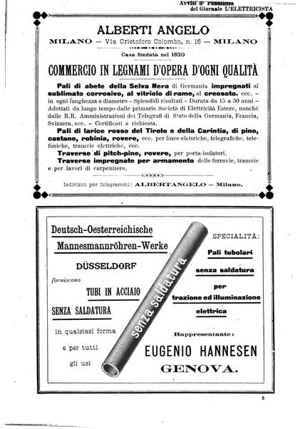 L'elettricista rivista mensile di elettrotecnica