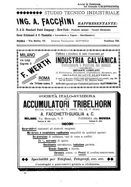 L'elettricista rivista mensile di elettrotecnica