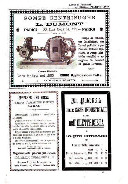 L'elettricista rivista mensile di elettrotecnica