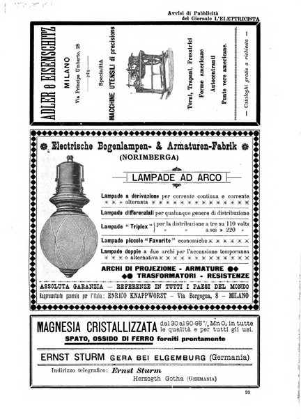 L'elettricista rivista mensile di elettrotecnica