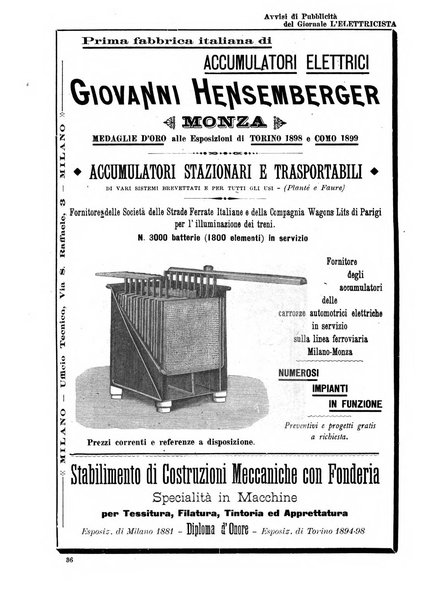 L'elettricista rivista mensile di elettrotecnica