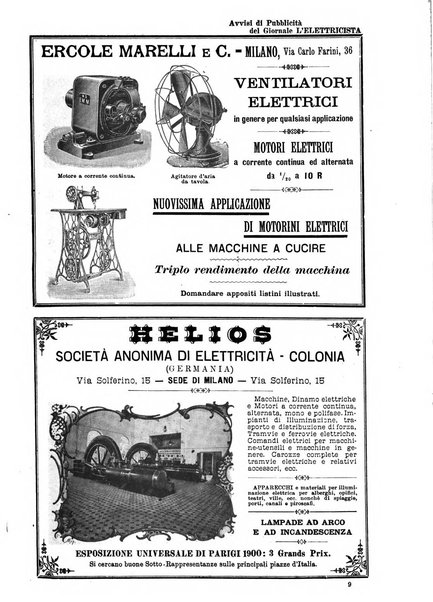 L'elettricista rivista mensile di elettrotecnica