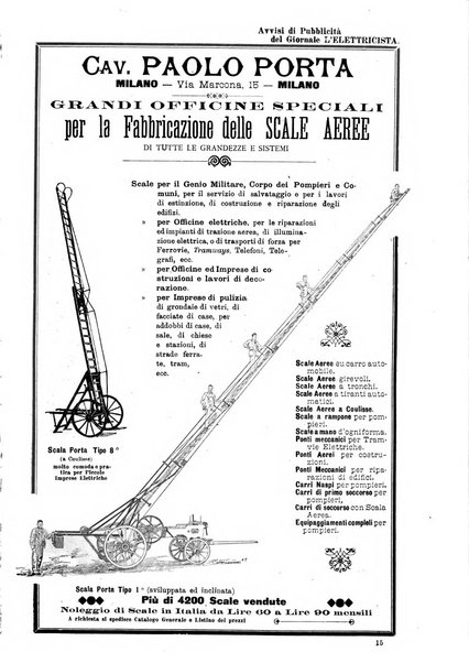 L'elettricista rivista mensile di elettrotecnica