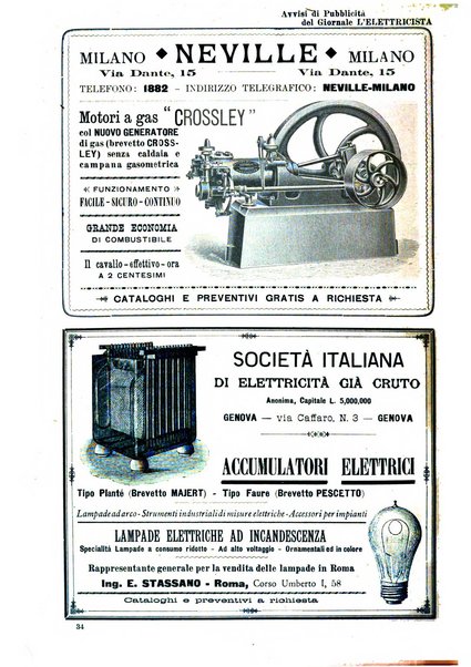 L'elettricista rivista mensile di elettrotecnica