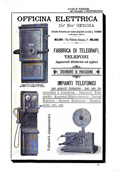 L'elettricista rivista mensile di elettrotecnica