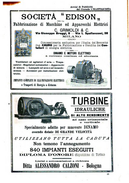 L'elettricista rivista mensile di elettrotecnica