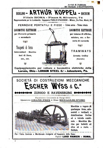 L'elettricista rivista mensile di elettrotecnica