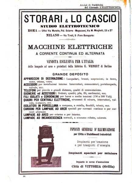 L'elettricista rivista mensile di elettrotecnica