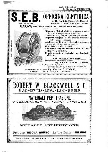 L'elettricista rivista mensile di elettrotecnica