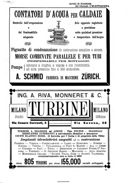 L'elettricista rivista mensile di elettrotecnica