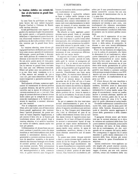 L'elettricista rivista mensile di elettrotecnica