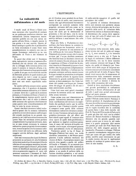 L'elettricista rivista mensile di elettrotecnica