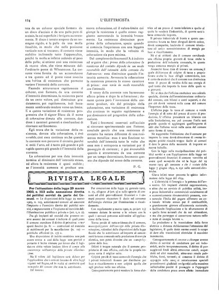 L'elettricista rivista mensile di elettrotecnica