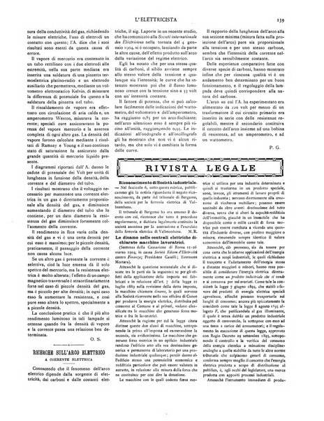 L'elettricista rivista mensile di elettrotecnica