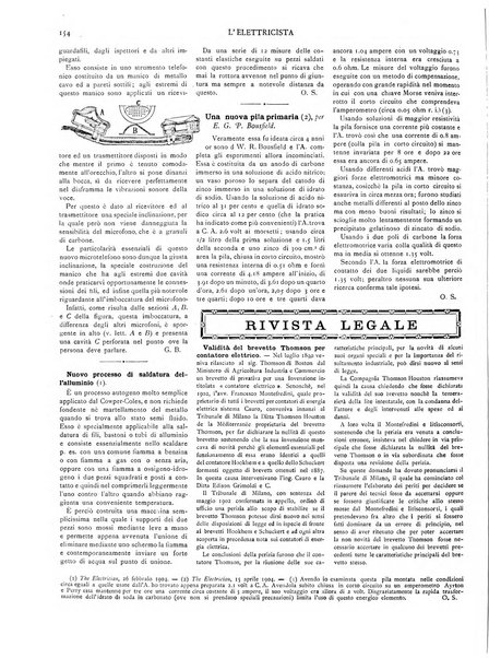 L'elettricista rivista mensile di elettrotecnica