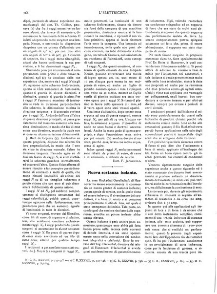 L'elettricista rivista mensile di elettrotecnica