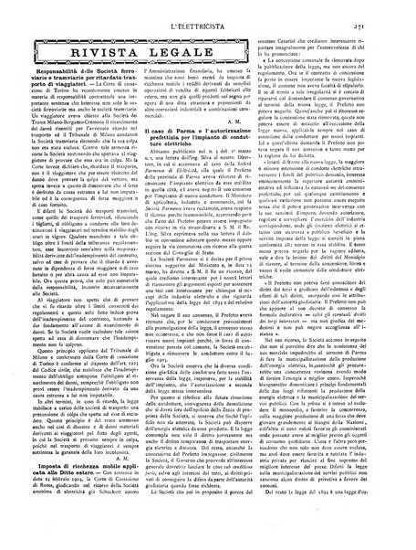 L'elettricista rivista mensile di elettrotecnica