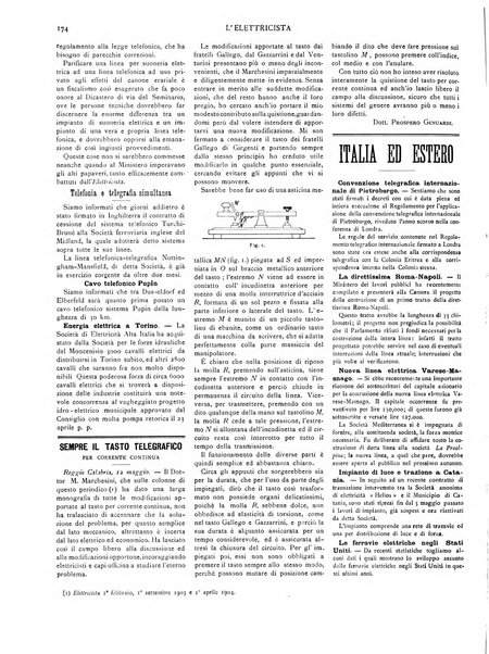 L'elettricista rivista mensile di elettrotecnica