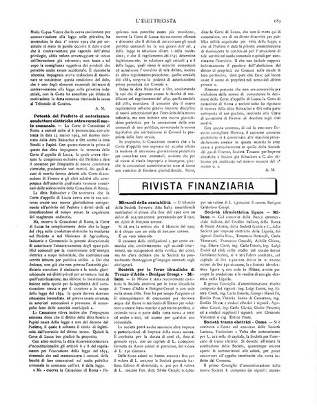 L'elettricista rivista mensile di elettrotecnica