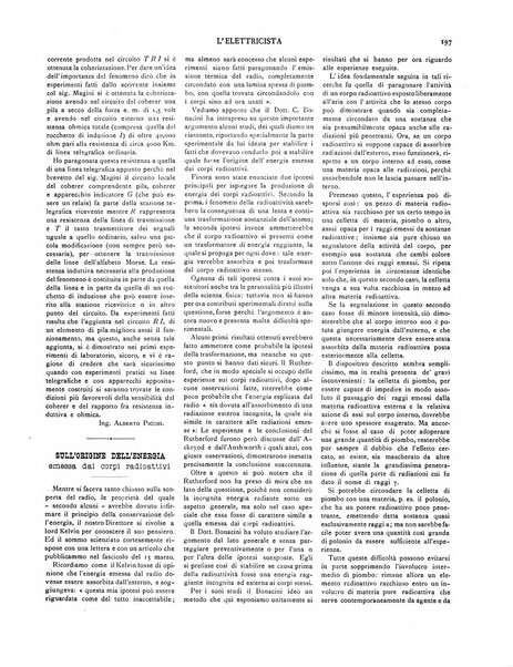 L'elettricista rivista mensile di elettrotecnica