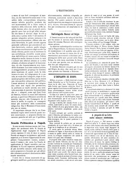 L'elettricista rivista mensile di elettrotecnica