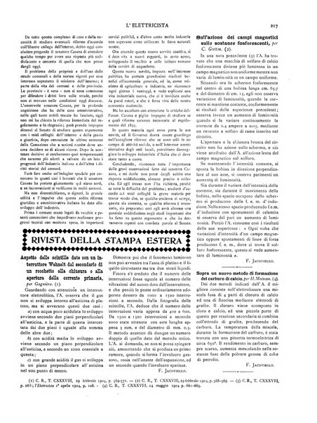 L'elettricista rivista mensile di elettrotecnica