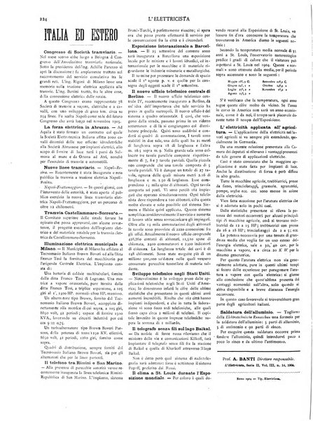 L'elettricista rivista mensile di elettrotecnica