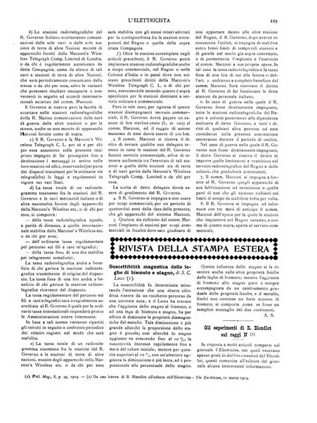 L'elettricista rivista mensile di elettrotecnica