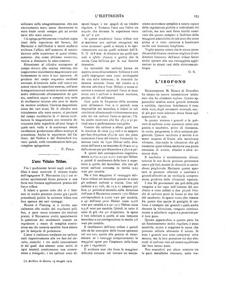 L'elettricista rivista mensile di elettrotecnica