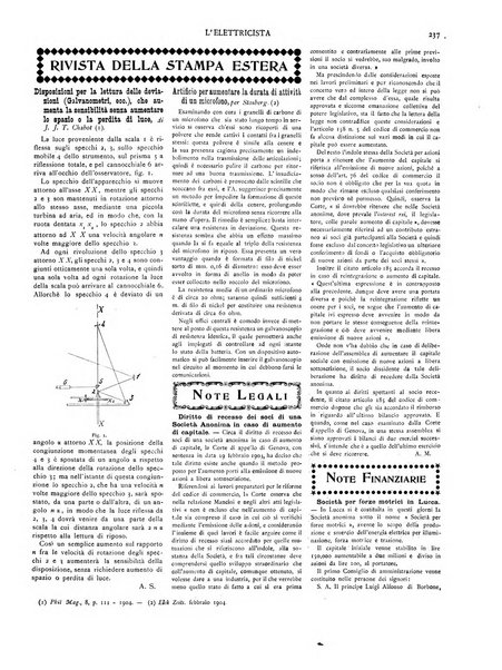 L'elettricista rivista mensile di elettrotecnica