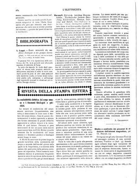 L'elettricista rivista mensile di elettrotecnica