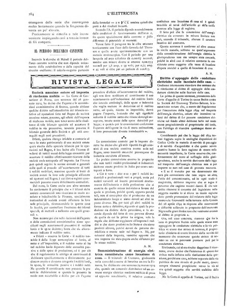 L'elettricista rivista mensile di elettrotecnica