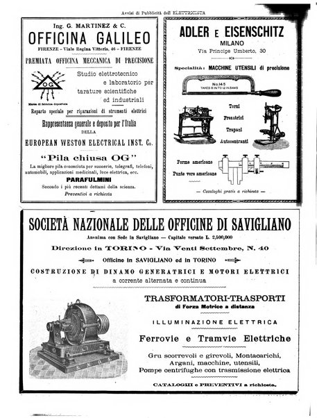 L'elettricista rivista mensile di elettrotecnica