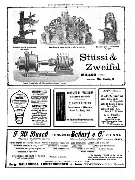 L'elettricista rivista mensile di elettrotecnica