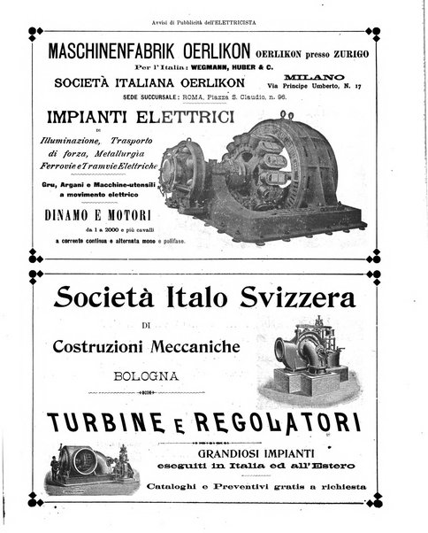 L'elettricista rivista mensile di elettrotecnica