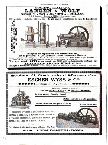 L'elettricista rivista mensile di elettrotecnica