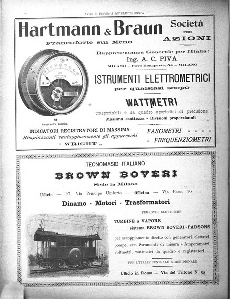 L'elettricista rivista mensile di elettrotecnica