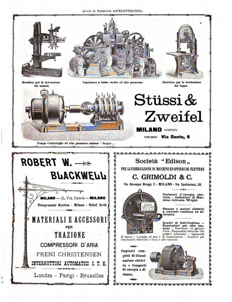 L'elettricista rivista mensile di elettrotecnica