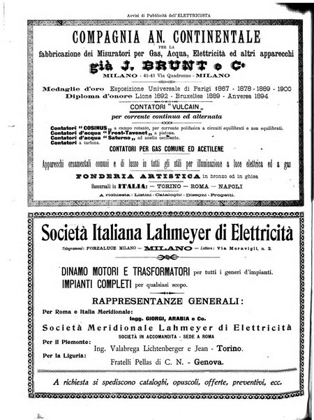 L'elettricista rivista mensile di elettrotecnica