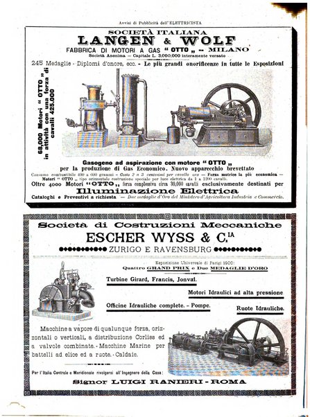 L'elettricista rivista mensile di elettrotecnica