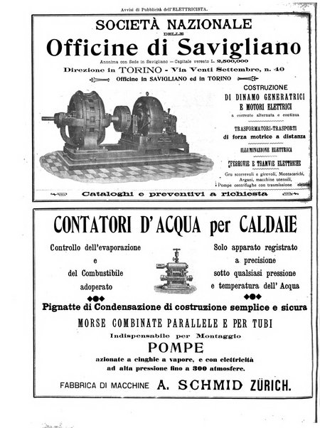 L'elettricista rivista mensile di elettrotecnica